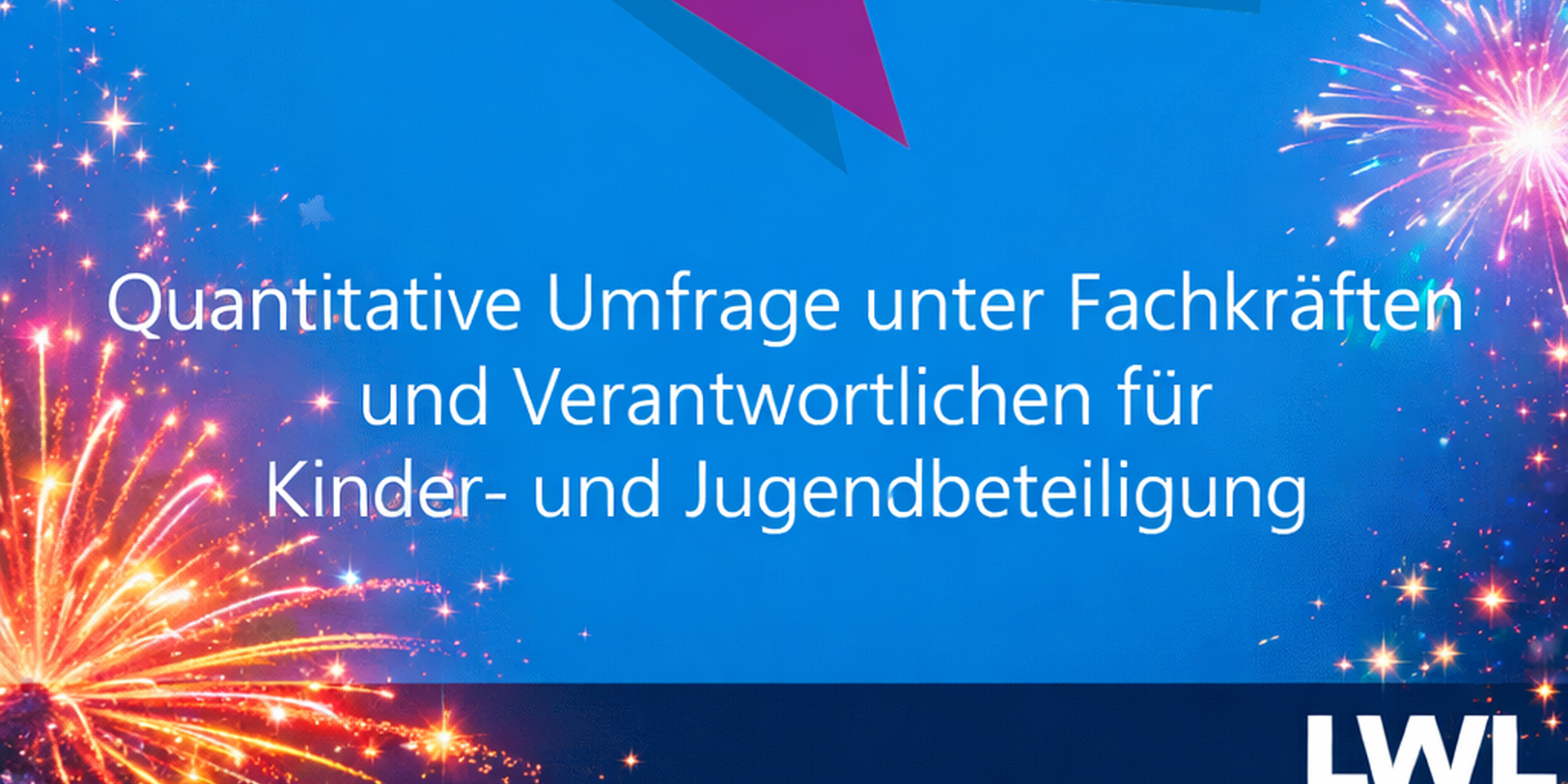 Das Cover der Broschüre mit Feuerwerk gerahmt